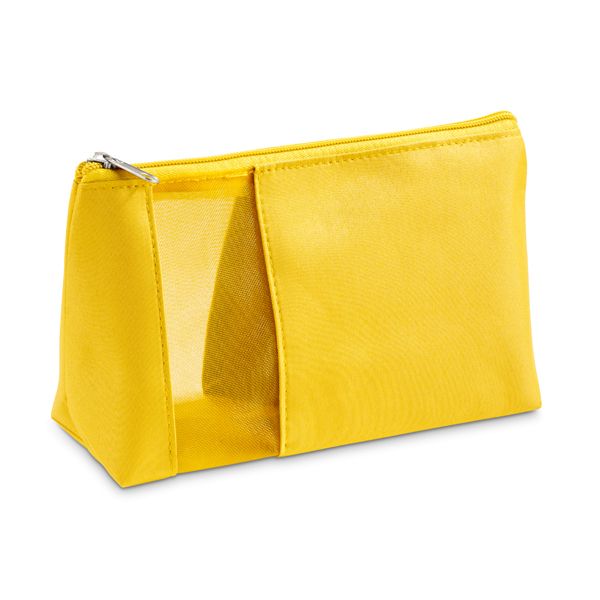 Beauty Case Portafoglio In Silicone A Forma Di Gatto - Colore Giallo, Dimensioni 10x8,5x4 Cm, Mini Contenitore Portatile Per Viaggio, Trucchi, Monete, Accessori