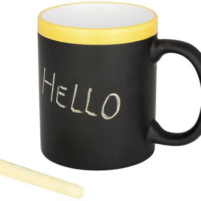 Tazza personalizzabile con gessetto. Questa tazza può essere personalizzata scrivendo con un gessetto sulla finitura della superficie. Il gesso è incl Tazza personalizzabile con gessetto. Questa tazza può essere personalizzata scrivendo con un gessetto sulla finitura della superficie. Il gesso è incl