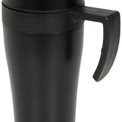 Tazza Americano® primo da 250 ml con grip. Bicchiere a parete singola con coperchio a scatto a prova di perdite e impugnatura in silicone