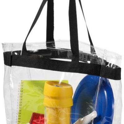 BORSA SHOPPING CON SOFFIETTO MANICI IN NYLON