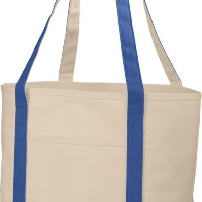 Borsa shopping maxi formato in canvas pesante