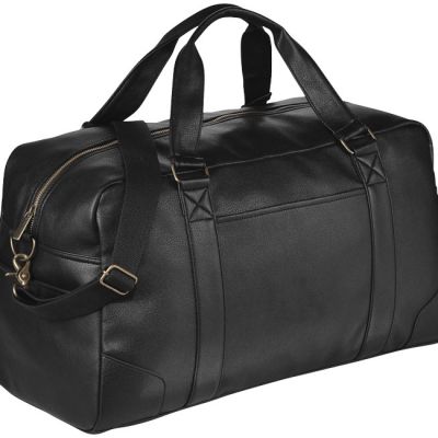 Borsone da viaggio/sport nylon 600 D ampie tasche laterali