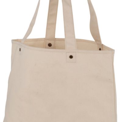 Borsa in cotone con manici di 75 cm