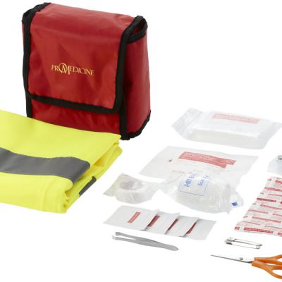 Kit primo soccorso 10 pezzi, rosso