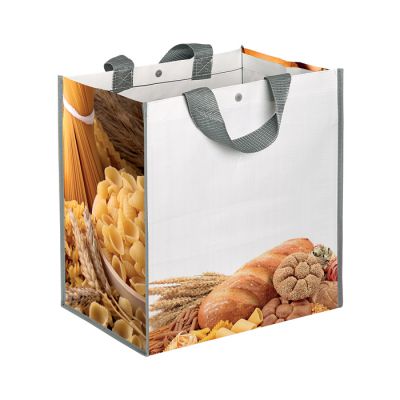 BORSA SHOPPING CON SOFFIETTO FORMAGGI