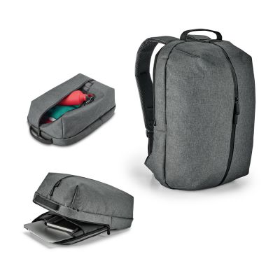 Zaino porta computer da 15,6"tasche multiple, dotato di schienale imbottito e spallacci imbottiti regolabili