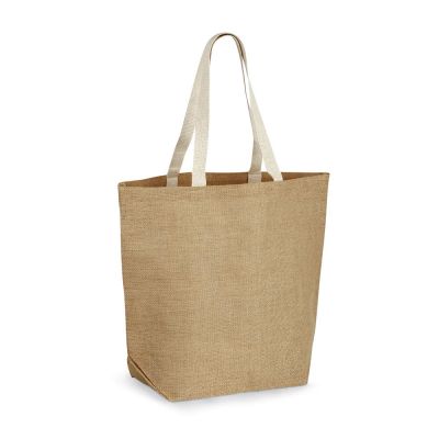 SHANTI. Sacchetto Borsa shopper ecologica in juta (360 g/m²)