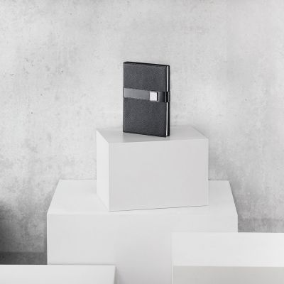 Notebook A7 spiralato Desk-Mate® con copertina in PP 100 fogli