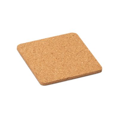 Sottobicchiere rotondo Brite-Mat® in gomma. Portate un tocco di allegria sulla scrivania dei clienti con questo sottobicchiere.