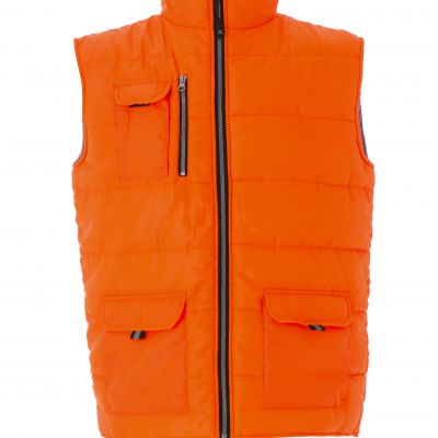 Gilet imbottito grat britain con portabadge