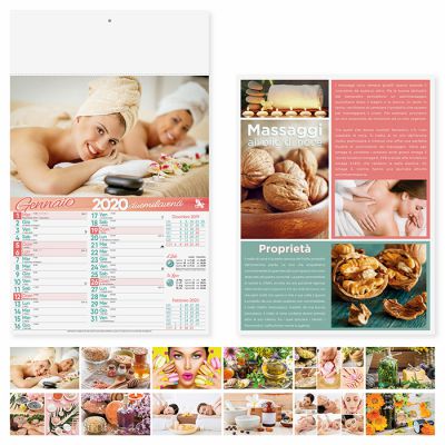Calendario illustrato cani e gatti 12 fogli mensile carta patinata