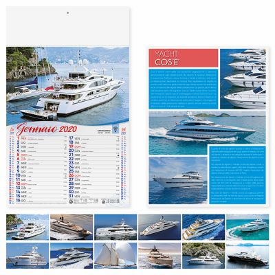 Calendario illustrato San PIO mensile 12 fogli carta patinata