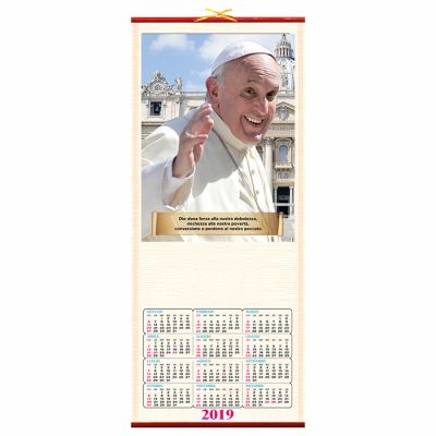 Calendario in canna San Pio   32*75