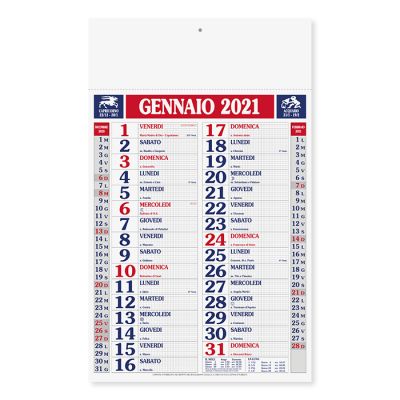 Calendario olandese moderno mensile 12 fogli