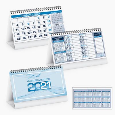 Calendario Come eravamo spiralato da tavolo mensile 13 fogli carta avorio
