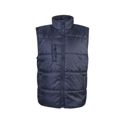 Gilet imbottito Glasgow portabadge profili rifrangenti